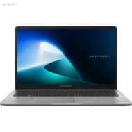 Laptop ASUS ExpertBook P1 P1503CVA-NJ1222 argintiu vedere frontala ecran deschis.