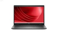 Laptop Dell Latitude 3450 vedere frontala ecran deschis wallpaper rosu.