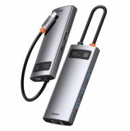 Dock. Station Baseus Metal Gleam 5 in 1