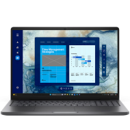 Laptop Dell Pro 16, Procesor Intel Core Ultra 7 265U up to 5.3GHz vPro, 16" FHD+ (1920x1200) anti-glare 300nits, ram 32GB (1x32) 5600MHz DDR5, 1TB SSD M.2 PCIe NVMe, Intel Graphics, culoare Black, Windows11 Pro