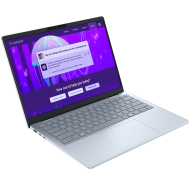 Laptop Dell 14 Plus, Procesor Intel Core Ultra 7 258V up to 4.8GHz, 14" 2.5K (2560x1600) IPS anti-glare 300nits, ram 32GB on board 8533MHz LPDDR5x, 1TB SSD M.2 PCIe NVMe, Intel® Arc graphics, culoare Ice Blue, Windows11 Pro