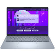 Laptop Dell 14 Plus, Procesor Intel Core Ultra 9 288V up to 5.1GHz, 14" FHD (1920x1200) IPS anti-glare 300nits, touch, ram 32GB on board 8533MHz LPDDR5x, 1TB SSD M.2 PCIe NVMe, Intel® Arc graphics, culoare Ice Blue, Windows11 Pro  