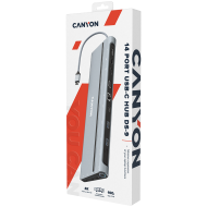 CANYON hub DS-9 14in1 USB-C Space Grey