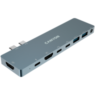 CANYON hub DS-8 8in1 Thunderbolt 4k Space Grey
