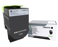LEXMARK 71B0010 BLACK TONER CARTRIDGE