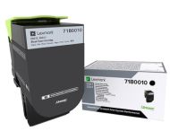 LEXMARK 71B0010 BLACK TONER CARTRIDGE