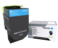 LEXMARK 71B0020 CYAN TONER CARTRIDGE