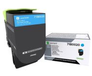 LEXMARK 71B0020 CYAN TONER CARTRIDGE