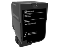 LEXMARK 74C0H10 BLACK TONER CARTRIDGE