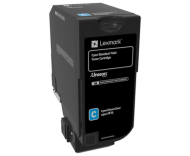 LEXMARK 74C0S20 CYAN TONER CARTRIDGE