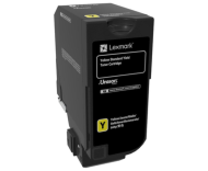 LEXMARK 74C0S40 YELLOW TONER CARTRIDGE