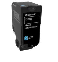 LEXMARK 74C20CE TONER CARTRIDGE CYAN