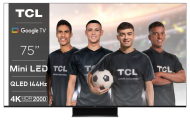 QLED TV 4K 75''(190cm) 144Hz TCL 75C845