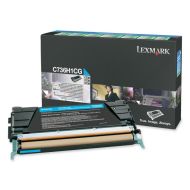 Toner original Lexmark C736H1CG, culoare cyan pentru Lexmark C736, X736, X738