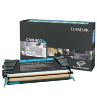 Toner original Lexmark C736H1CG, culoare cyan pentru Lexmark C736, X736, X738