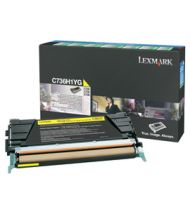 Toner original Lexmark C736H1YG, culoare yellow pentru Lexmark C736, X736, X738
