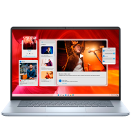 Laptop Dell Inspiron 16 7640 Plus, Procesor Intel Core Ultra 7 155H up to 4.8GHz, 16" 2.5K (2560x1600) IPS 300nits ram 16GB (2x8GB) 5600MHz DDR5, 1TB SSD M.2 PCIe NVMe, NVIDIA GeForce RTX 4060 8GB GDDR6, culoare Ice Blue, Windows11 Pro