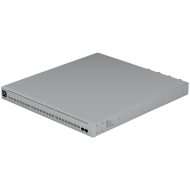 Ubiquiti network switch ECS-24-PoE-EU Enterprise-grade 24-port, Layer 3 Etherlighting PoE+++ switch with high-capacity 10 GbE RJ45 and 25G SFP28 connections for high availability system design, (16) 10 GbE, (8) 2.5 GbE ports, all PoE+++ (90W capable,