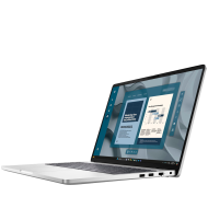 Laptop Dell Pro 16, Procesor AMD Ryzen AI 7 350 up to 5.0GHz, 16" FHD+ (1920x1200) IPS anti-glare 300nits, ram 16GB (1x16GB) 5600MHz DDR5, 512GB SSD M.2 PCIe NVMe, AMD Radeon 860M Graphics, culoare silver, Windows11 Pro