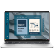 Laptop Dell Pro 16, Procesor AMD Ryzen AI 7 350 up to 5.0GHz, 16" FHD+ (1920x1200) IPS anti-glare 300nits, ram 16GB (1x16GB) 5600MHz DDR5, 512GB SSD M.2 PCIe NVMe, AMD Radeon 860M Graphics, culoare silver, Windows11 Pro