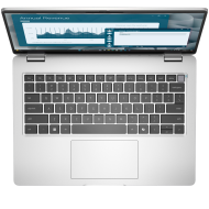 Laptop Dell Pro 14, Procesor AMD Ryzen AI 7 350 up to 5.0GHz, 14" FHD+ (1920x1200) IPS anti-glare 300nits, ram 16GB (1x16GB) 5600MGz DDR5, 512GB SSD M.2 PCIe NVMe, AMD Radeon 860M Graphics, culoare silver, Windows11 Pro