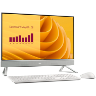 Dell 27 AIO,27"FHD(1920x1080)Infinity Touch,Intel Core 7 150U(12MB cache,10cores,12threads,5.4GHz),32GB(2x16)DDR5 5200 MT/s,1TB(M.2)PCIe NVMe SSD,Intel Graphics,Wi-Fi 6E AX211(2x2)+BT,Dell Pro Kb&Mouse-KM5221W,White,Win11Pro,3Yr NBD
