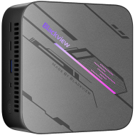 Blackview miniPC MP100 AMD Ryzen 7 5700U up to 4.3HGz 16/1Tb WiFi 6 BT 5.2 LAN RJ45 USB 2.0x1 USB 3.2Gen1x5 TypeC PDx2 HDMI DP Windows 11Pro Grey