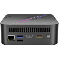 Blackview miniPC MP100 AMD Ryzen 5 7430U up to 4.3HGz 32/1Tb WiFi 6 BT 5.2 LAN RJ45 USB 2.0x1 USB 3.2Gen1x5 TypeC PDx2 HDMI DP Windows 11Pro Grey