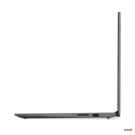 Laptop Lenovo IdeaPad 1 15AMN7, Procesor AMD Ryzen 3 7320U up to 4.1Ghz, 15.6" FHD (1920x1080) TN 220nits Anti-glare, ram 16GB soldered 5500MHz LPDDR5, 512GB SSD M.2 PCIe NVMe, AMD Radeon™ 610M Graphics, culoare Grey, No OS