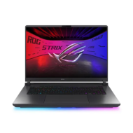 Laptop ASUS ROG STRIX G16, Procesor Intel Core Ultra 7 255HX up to 5.2GHz, 16" 2.5k (2560x1600) 240Hz 500nits, ram 32GB 5600MHz DDR5, 1TB SSD M.2 PCIe NVMe,  NVIDIA® GeForce RTX™ 5070Ti 12GB GDDR7, culoare Eclipse Gray, No OS 
