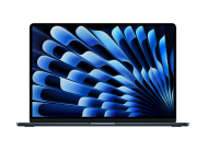 Laptop Apple MacBook Air 15", Procesor Apple M4 CPU cu 10 nuclee, GPU cu 10 nuclee, 15.3"(2880 x 1864) IPS 500nits, ram 16GB, 256GB SSD, tastatura US, culoare Midnight, macOS Sequoia