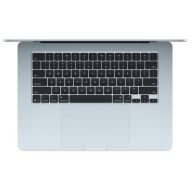 Laptop Apple MacBook Air 15", Procesor Apple M4 CPU cu 10 nuclee, GPU cu 10 nuclee, 15.3"(2880 x 1864) IPS 500nits, ram 32GB, 512GB SSD, tastatura INT, culoare Sky Blue, macOS Sequoia