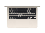 Laptop Apple MacBook Air 13", Procesor Apple M4 CPU cu 10 nuclee, GPU cu 10 nuclee, 13.6"(2560 x 1664) IPS 500nits, ram 24GB, 1TB SSD, tastatura INT, culoare Starlight, macOS Sequoia