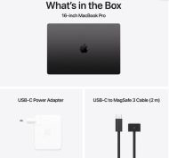 Laptop Apple MacBook Pro 16", Procesor Apple M4 Max, CPU cu 16 nuclee, GPU cu 40 nuclee, 16.2"(3456 x 2234) Retina 1000nits, ram 64GB, 1TB SSD, tastatura INT, culoare space black, macOS Sequoia