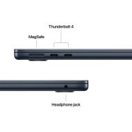 Laptop Apple MacBook Air 13", Procesor Apple M4 CPU cu 10 nuclee, GPU cu 10 nuclee, 13.6"(2560 x 1664) IPS 500nits, ram 16GB, 1TB SSD, tastatura INT, culoare Midnight, macOS Sequoia