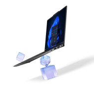 Laptop Lenovo ThinkPad X1 Carbon Gen 13 Aura Edition, Procesor Intel Core Ultra 7 265U up to 5.3GHz, 14" 2.8K (2880x1800) OLED 500nits AG / AR / AS, ram 64GB soldered 8400MHz LPDDR5x, 1TB SSD M.2 PCIe NVMe, Intel Graphics, culoare Black, Windows11 Pro