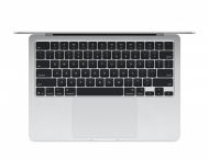 Laptop Apple MacBook Air 13", Procesor Apple M4 CPU cu 10 nuclee, GPU cu 10 nuclee, 13.6"(2560 x 1664) IPS 500nits, ram 24GB, 1TB SSD, tastatura INT, culoare Silver, macOS Sequoia