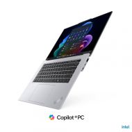 Laptop Lenovo ThinkPad X9-14 Gen 1 Aura Edition, Procesor Intel Core Ultra 7 258V up to 4.8Ghz, 14" 2.8K(2880x1800)OLED 500nits AR/AS,touchscreen,ram 32GB soldered 8533Mhz LPDDR5x,1TB SSD M.2 PCIe NVMe,Intel Arc Graphics 140V,culoare Alb,Windows11 Pro