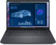 Laptop Dell Pro Max 16 MC16255, Procesor AMD Ryzen AI 7 PRO 350 up to 5.0GHz, 16" FHD+ (1920 x 1200) anti-glare 300nits, ram 32GB (1x32GB) 8000MHz LPDDR5x, 512GB SSD M.2 PCIe NVMe, NVIDIA RTX PRO 500 Blackwell 6GB GDDR7, culoare Black, Windows11 Pro