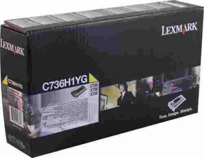 Toner Lexmark C736H1YG Yellow