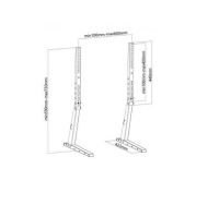 NM Screen TV Desk Stand Tilt 37
