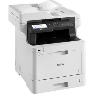 Imprimanta multifunctionala laser color A4, Brother MFC-L8900CDW, 31 ppm, duplex, DADF, 2400x600 dpi, USB, LAN, Wi-Fi, panou tactil, starter toner