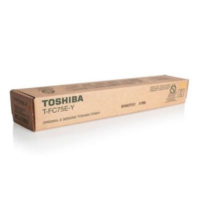 Toner original Toshiba  T-FC75EY, culoare yellow pentru Toshiba  E-Studio 5560 c, 5560 c LCF, 6560 c, 6570 c, S 5500 Series, S 5560 c, S 5560 c LCF, S 6500 Series, S 6560 c, S 6570 c