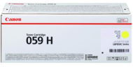 Toner original Canon 059H-Y, culoare yellow pentru CANON i-SENSYS LBP852CX, capacitate 13.500 pagini