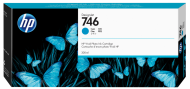 Cartus cerneala original  HP 746, culoare cyan, pentru Plotter HP DesignJet Z9+ 24/44inchi, HP DesignJet Z6 24/44inchi, capacitate 300 ml.