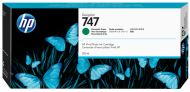 Cartus cerneala original  HP 747, culoare chromatic green, pentru Plotter HP DesignJet Z9+ 24/44inchi, capacitate 300 ml.