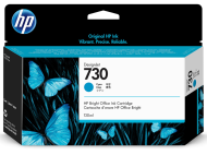 Cartus cerneala original  HP 730, culoare cyan, pentru Plotter HP DesignJet T1600/1600PS/1600dr/1600dr-PS, T1700, T2600, T940, capacitate 130 ml.