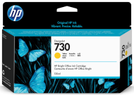 Cartus cerneala original HP 730, culoare yellow, pentru Plotter HP DesignJet T1600/1600PS/1600dr/1600dr-PS, T1700, T2600, T940, capacitate 130 ml.