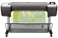 Plotter HP DesignJet T1700 44 inch, A0, 2400x1200 DPI, 500GB HDD, USB, retea, suport pentru imprimanta, starter toner.