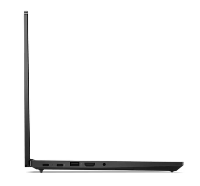 Laptop Lenovo ThinkPad E14 Gen 6 (Intel), Procesor Intel Core Ultra 5 125H up to 4.3GHz, 14" WUXGA (1920x1200) IPS 300nits anti-glare, ram 16GB (1x16GB) 5600MHz DDR5, 512GB SSD M.2 PCIe NVMe, Intel® Graphics, culoare black, DOS